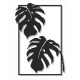 Z 10371 Kit de ponto cruz - folhas de monstera