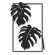 Cross stitch pattern for smartphone - Monstera leaves