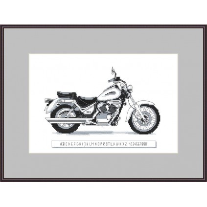 ZS 10375 Cross Stitch Kit - Iconic MotoCycle II