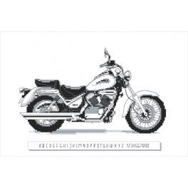 S 10375 Cross stitch pattern for smartphone - Iconic motocycle II