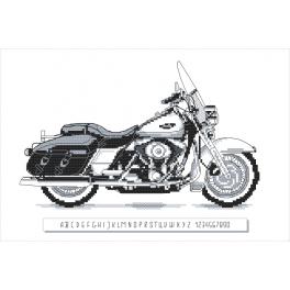 W 10374 Cross stitch pattern PDF - Iconic motocycle I