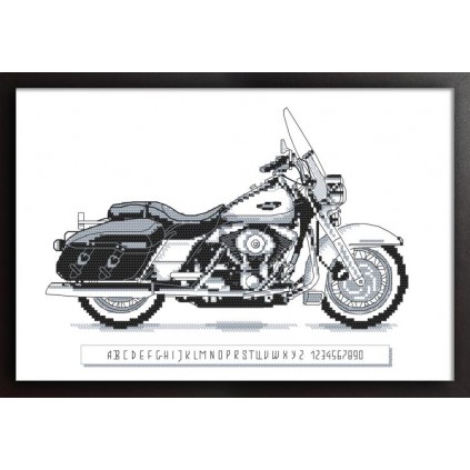 S 10374 Ristipistokuvio älypuhelimelle - ikoninen MotoCycle I