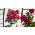 K 10377 Tapestry canvas - Captivating peonies