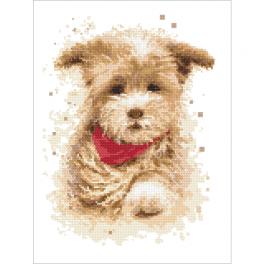 ZN 10505 Cross stitch tapestry kit - Dog pranks