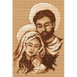 S 4419 Cross stitch pattern for smartphone - The Holy Family