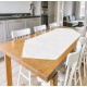 999-01 Runner Aida med blonder 45x110 cm hvit