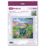 RIO 2023 Cross stitch kit with mouline - The era of dinosaurs