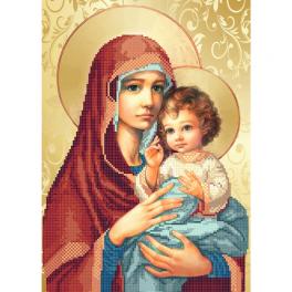 MO NBR-006 Kit with beads - Virgin Mary with child