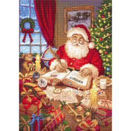 LETI 951 Cross stitch kit - The list of naughty and nice
