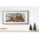 LS B2408 Kit punto croce - Interno di Babbo Natale