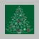 Cross stitch kit - Postcard - Christmas tree