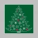 Cross stitch pattern for smartphone - Postcard - Christmas tree