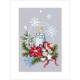 S 10395 Ristipistokuvio älypuhelimelle - Christmas Card - Candle