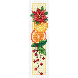 S 10387 Cross stitch pattern for smartphone - Christmas bookmark