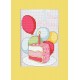 GU 10806 Padrão de ponto cruz impresso - cartão de aniversário - seu aniversário de 1 aniversário