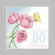 Cross stitch pattern for smartphone - Birthday card - Tulips