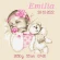 Cross stitch pattern for smartphone - Birth certificate - Girl's dream