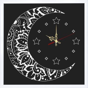 Alarm Clock Cross Stitch Pattern