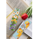 W 10736 Cross stitch pattern PDF - Bookmark with spring flowers