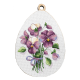 Z 10810 Cross stitch kit - Egg with pansies