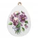 Cross stitch pattern for smartphone - Egg with pansies