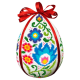 ZU 10738 Cross stitch kit - Folk Easter egg