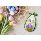 ZU 10740 Cross Stitch Kit - Påskeegg med et lam