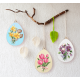 Z 10810 Cross stitch kit - Egg with pansies