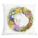 Cross stitch pattern for a phone - Cushion with an Easter wreath