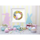 ZN 10522 Cross stitch kit with tapestry - Easter wreath