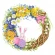 Cross stitch pattern for smartphone - Easter wreath
