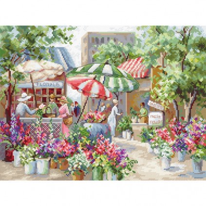 Leti 978 Cross Stitch Kit - Flower Market