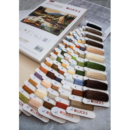 LS B2409 Cross Stitch Kit - Gold Creek