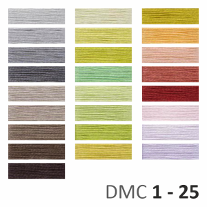 embroidery floss DMC, cross stitch cotton thread DMC, DMC mouline - Coricamo