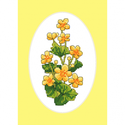 Zu 10753 Cross Stitch Kit - kortti marigoldsilla