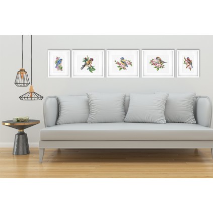 LS B1195 Kit Cross Stitch - The Blue Tit
