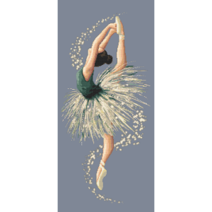 K 10528 TAPESTRY CANVAS - Aistillinen balettitanssija