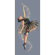 ZS 10529 Kit punto croce - Misteriosa ballerina