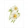 Cross stitch pattern for smartphone - Card with daffodils