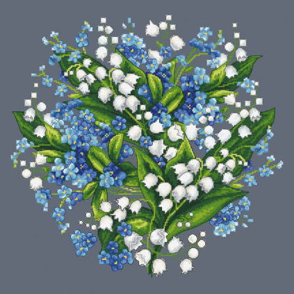 Z 10745 Cross stitch kit - Spring flowers