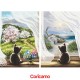 W 10494 Cross Stitch Pattern PDF - Drømmende kattunge