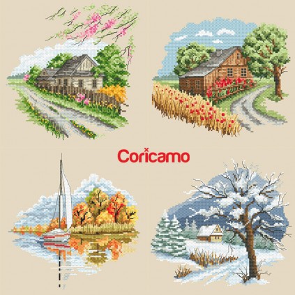 Z 10296 Cross Stitch Kit - Seasons - Golden φθινόπωρο