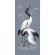 Cross stitch pattern for a phone - Cranes over the pool