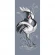 Cross stitch pattern for a phone - Cranes singing