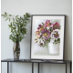 AN 10820 Tapestry aida - Colorful hellebores