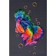 AB -822 Kit med perler - Rainbow Fish Dance