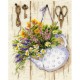 Rio 2020 Cross Stitch Kit With Yarn - Summer Tea