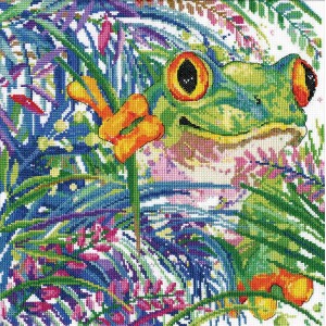 DW 3267 Cross stitch kit - Tree frog