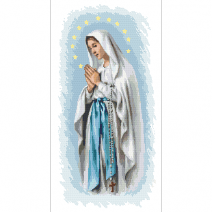 ZN 10534 Cross stitch tapestry kit - Holy Mary of the Rosary