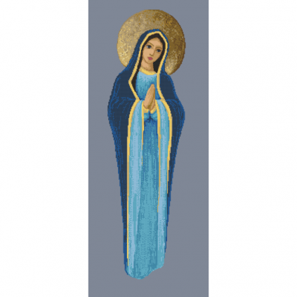 S 10533 Kryssstingmønster for smarttelefon - Holy Mary